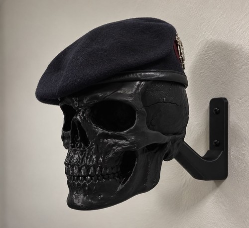 Military beret display skull - military,