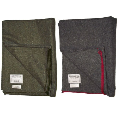 Wool blanket army military - wool,